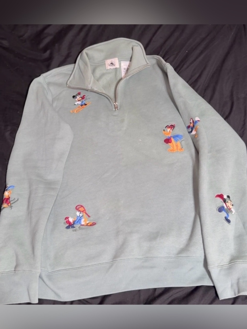 DISNEY PARKS Mickey Mouse & Friends Homestead 1/4 Zip Pullover